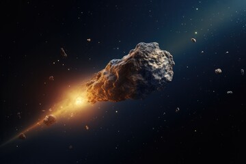 Imaginative Comet In Space Imaginative Comet. Сoncept Inspirational Quotes, Dreamy Landscapes, Animal Photography, Vintage Aesthetic, Abstract Art