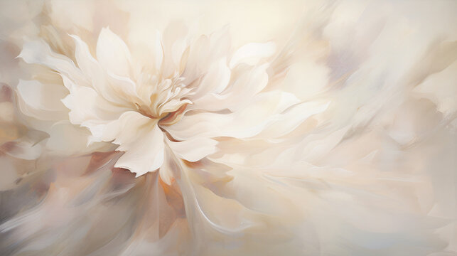 Abstract painted floral background minimalism calm and peaceful 