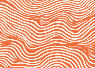 Trendy dynamic simple minimal meander wavy lines background. Abstract retro style groovy doodle modern aesthetic contemporary pattern backdrop.