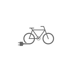 Fototapeta premium E bike icon isolated on transparent background