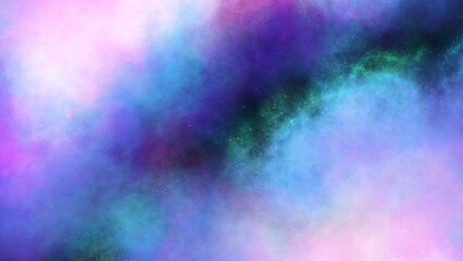 Fototapeta na wymiar Space background with nebula and stars