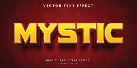 Editable 3d text effect in cartoon style