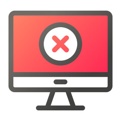 Obraz premium monitor icon