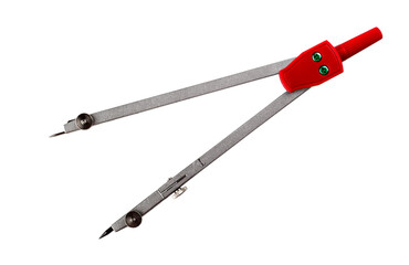 Student compasses isolated on a white background