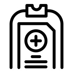 Obraz premium Medicine clipboard