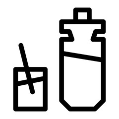 Obraz premium Milk , juice