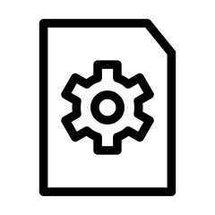 File and document action icon
