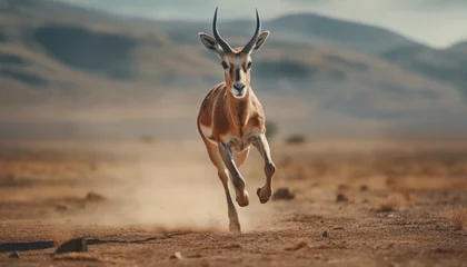 Fotobehang impala in the savannah © Ersan