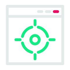 browser and navigation icon