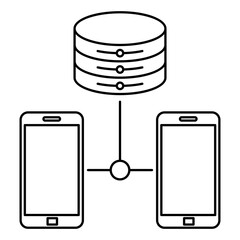 Phone , server , smartphone