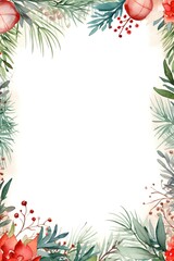 Christmas background frame with place for your text.