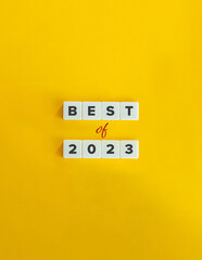 Best of 2023 Year Background. - obrazy, fototapety, plakaty