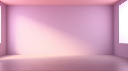 Obraz premium indoor room blank gradient background illustration modern empty, interior presentation, wall light indoor room blank gradient background