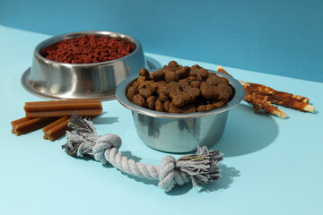 Tasty and delicious food for pet, pet accessories