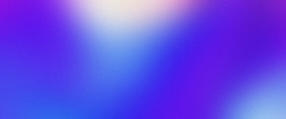 Blue purple blurred gradient background. Grainy, abstract, wave, noise texture, copy space. Poster banner backdrop design