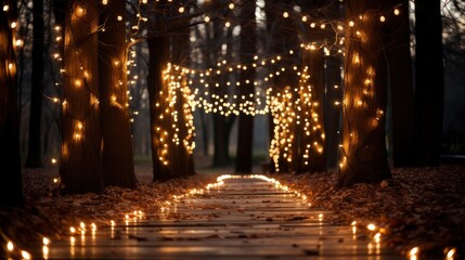 Obraz premium A Mesmerizing Christmas Light Tunnel Tunnel Immer , Background Images , Hd Wallpapers, Background Image
