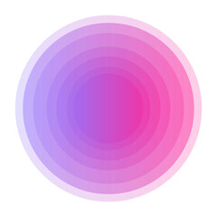 Gradient energy and vibrant shapes concept 