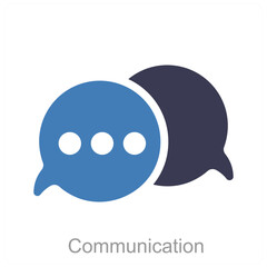 Communication and chat icon concept