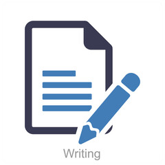 Writing and edit icon concept