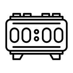 Digital Alarm Icon