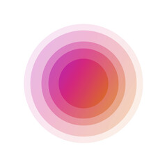 Abstract Blurred Gradient Vector Art