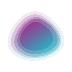 Abstract Blurred Gradient Vector Art