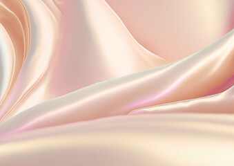 綺麗な薄ピンクのサテン背景テクスチャー