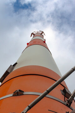 Frankfurt / Main, Funkantenne auf dem Main-Tower