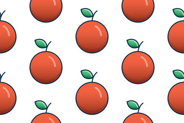 Orange seamless pattern