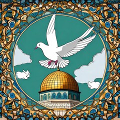 Fototapeta premium dove of peace