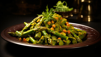 Green beans asparagus peas and flat beans tackle