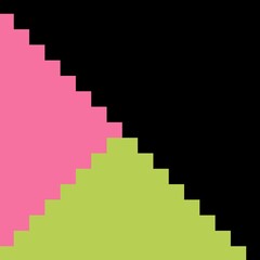 Pink green and black pixel background. Illustration for your design. Colorful background.