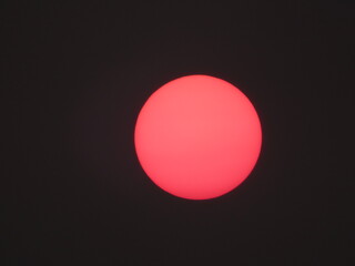 Red sun