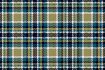 Pattern fabric plaid of tartan textile vector with a seamless check background texture.