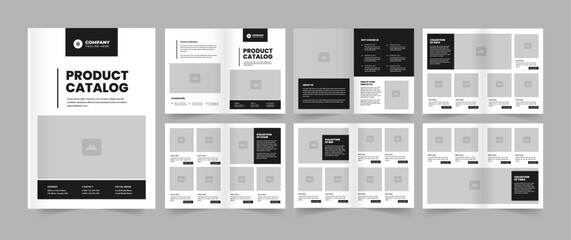 Fototapeta na wymiar Company catalog and product catalogue layout Design