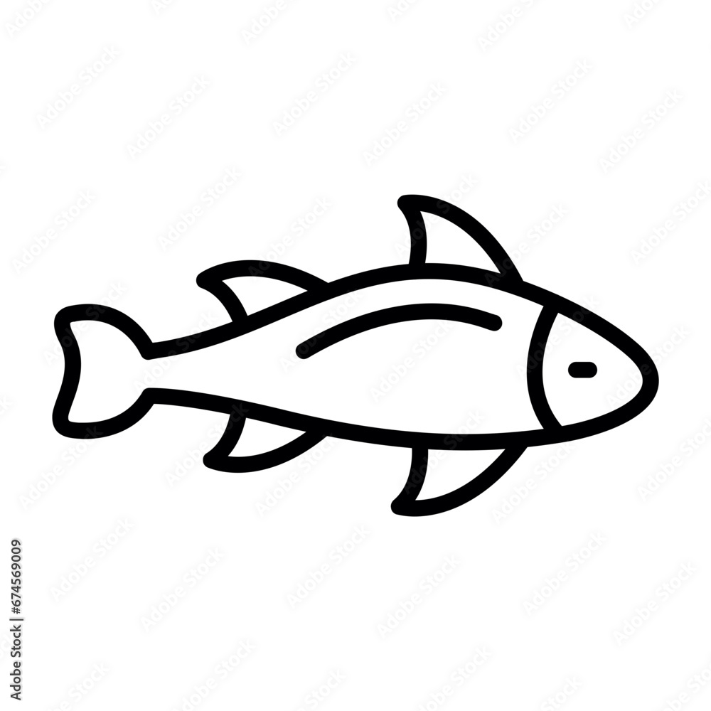 Poster salmon icon