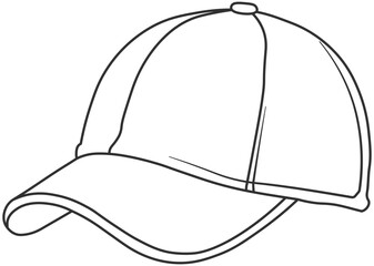 baseball cap vector illustration