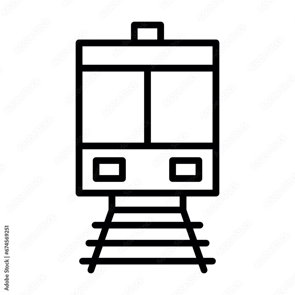 Poster train icon