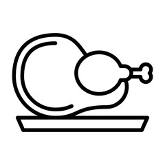 Roast Chicken Icon