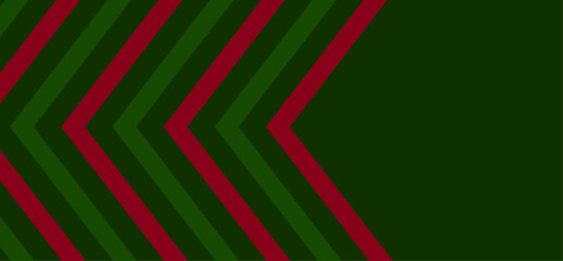 Christmas background with red and green chevron pattern.