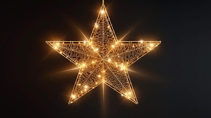 Glowing Christmas star