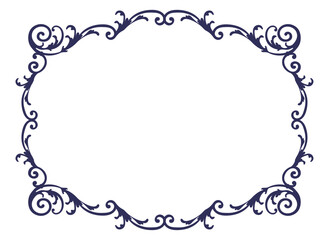 クラシカルな装飾フレーム