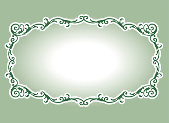 クラシカルな装飾フレーム