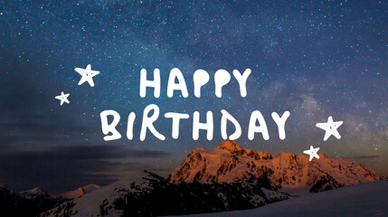 birthday wishes card