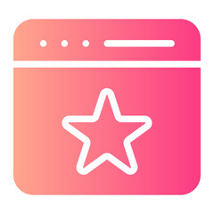 favourite gradient icon