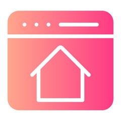 home gradient icon