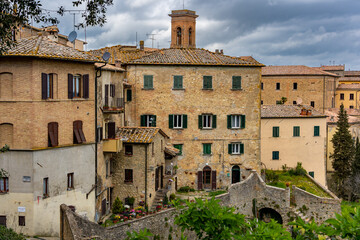 Fototapeta na wymiar Die Schöne Altstadt Volterra die südwestlich von Florenz in Italien liegt