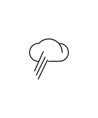 cloud icon, vector best line icon.