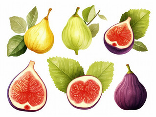 set of fresh figs