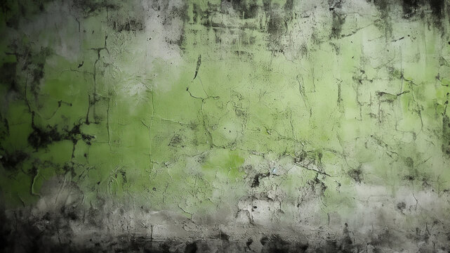 Fondo verde con texturas y manchas y rayones 